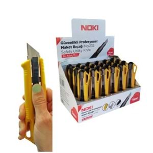 Noki Güvenlikli Profesyonel Maket Bıçağı
