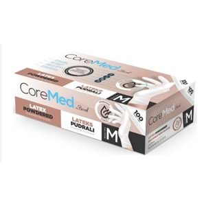 COREMED LATEKS PUDRALI ELDİVEN 100 LÜ LARGE