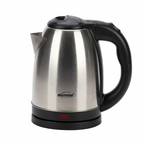 Microstar Kettle Su Isıtıcı Çelik 1.8 Lt Turkuaz