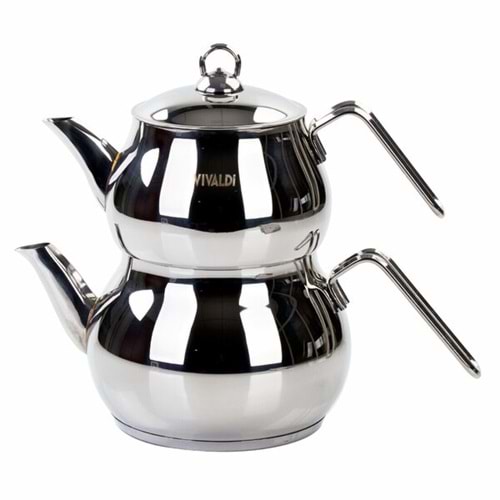 Vivaldi Çaydanlık Takımı Maxi Boy Nostalji Metal Kulp G027 0272