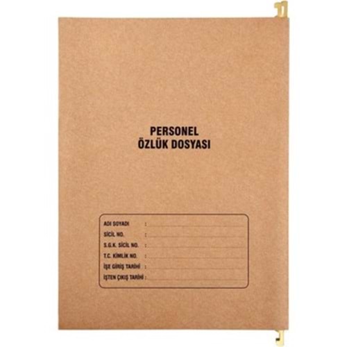 TURUNCU BEYAZ ASKILI PERSONEL ÖZLÜK DOSYASI TEKLİ KRAFT