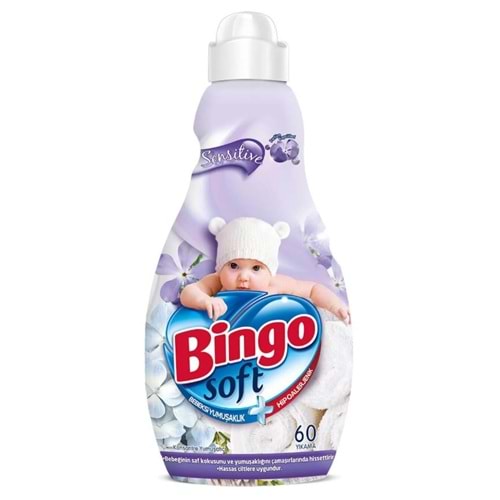 Bingo Soft Sensitive Konsantre Yumuşatıcı 1440 ml 60 Yıkama