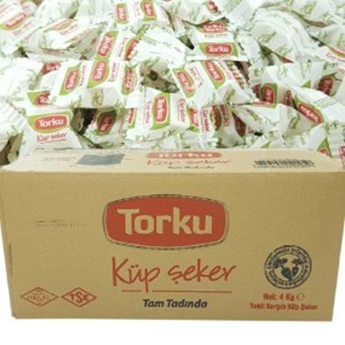 Torku Tek Sargılı Küp Şeker 4 kg