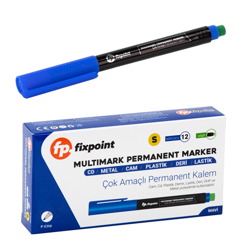 FixPoint Cd Kalemi Permanent Kalem S Mavi P-0318 120*12(1440 0318 0325