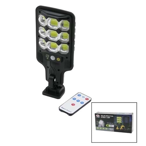 SİLVER 8037 (solar & Kumandalı) (sensörlü) Bahçe Kamp Lambası