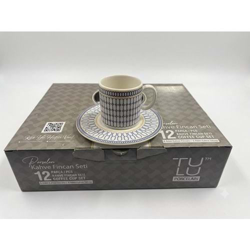 AYBAS ANT-M767 ELİS 12 PRÇ FİNCAN TAKIM