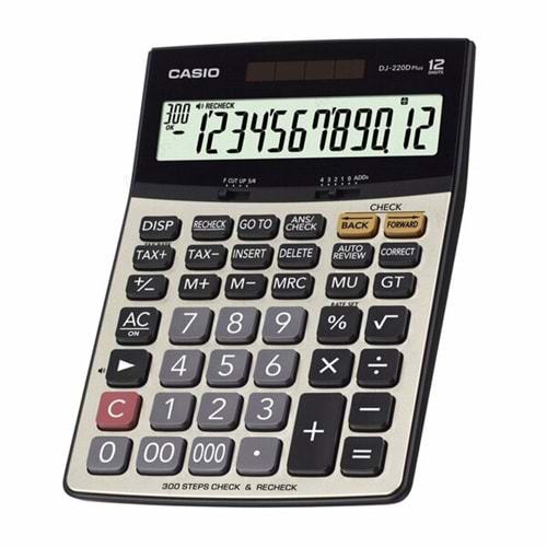 Casio Hesap Makinesi 12 Hane DJ-220D Plus-DJ-220D PLUS 0470 2830