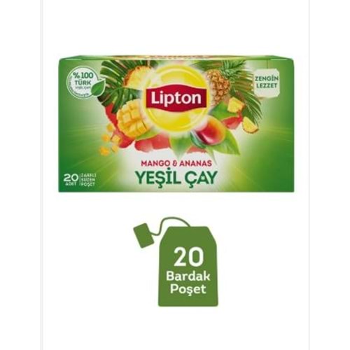 LİPTON MANGO ANANAS YEŞİL ÇAY