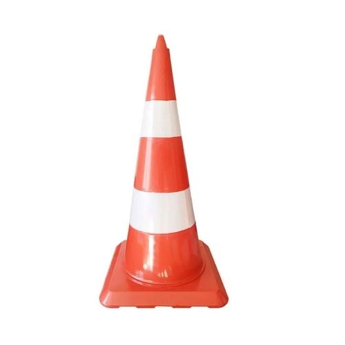 75 Cm Trafik Yol Reflektörlü Plastik Duba, Huni, Konisi