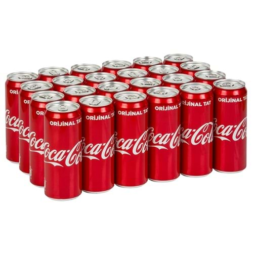 COCA COLA TENEKE 330 ML 24 ADET