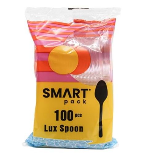 Smartpack Plastik Kaşık Şeffaf 100