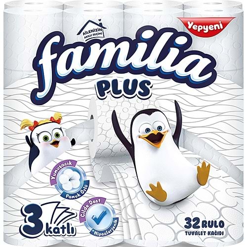 Familia 3 Katlı Tuvalet Kağıdı 32'li Paket