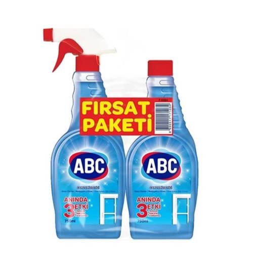 ABC CAM TEMİZLEME PROMOSYON 2Lİ FIRSAT PAKETİ