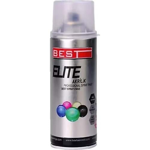 Best Elite 9301 Beyaz Eşya Beyazı Akrilik Sprey Boya 400 ml