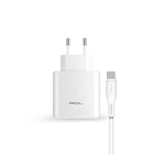 Acl Usb Başlık Mikro Hızlı Şarj Aleti Seti 18W 3.4A H1