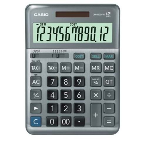 Casio Hesap Makinesi 12 Hane DM-1200FM 1382