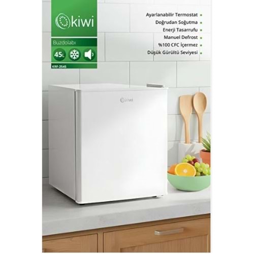 Kiwi KRF-2545 | Mini Buzdolabı 45 Lt Kapasite & Enerji Tasarruflu