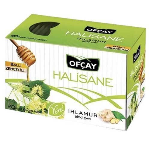 Ofçay Halisane Bitki Çayı Ihlamur Ballı Zencefilli 20 li
