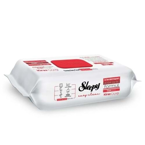 Sleepy Easy Clean Kiraz Çiçeği Yüzey Temizlik Havlusu 100 Yaprak