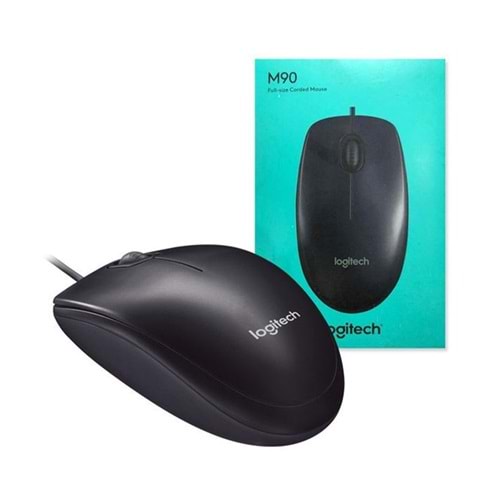 LOGİTECH M90 SİYAH KABLOLU MOUSE 1793