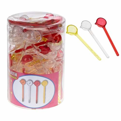 Bercen Şeker Kaşığı Derin Kristal Renkli 0305