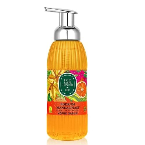 Eyüp Sabri TuncerBodrum Mandalinası Doğal Zeytinyağlı Köpük Sabun 500 ml