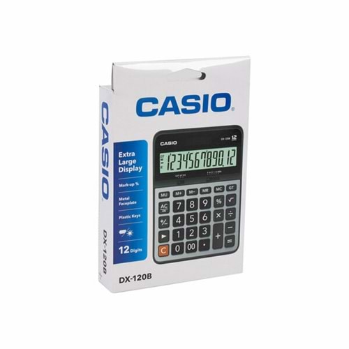 Casio Hesap Makinesi 12 Hane DX-120B 2267