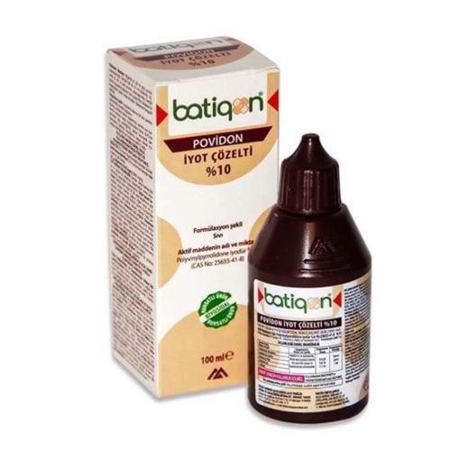 BATİGON BATİKON ANTİSEPTİK ÇÖZELTİ TENTÜRDİYOT 100 ML