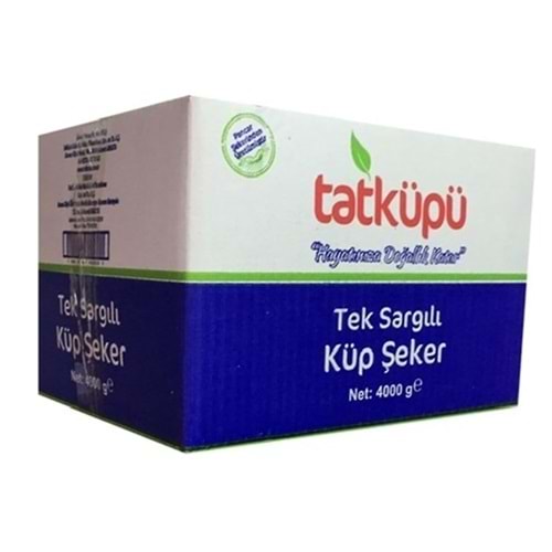 TATKÜPÜ TEK SARGILI KÜP ŞEKER 4 KG