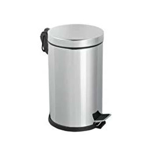 Emayhome Çöp Kovası Pedallı Krom 12Lt EH-604