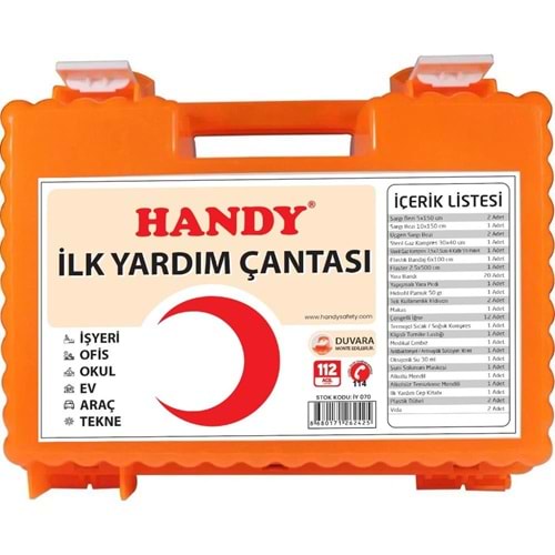 HANDY İLK YARDIM ÇANTASI TURUNCU