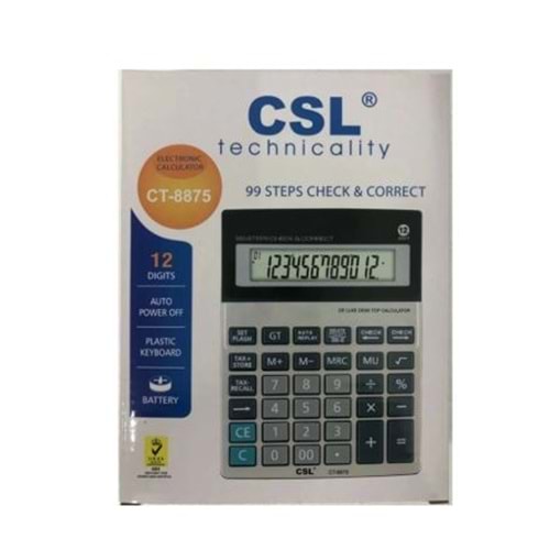 CSL CT-8875 HESAP MAKİNESİ