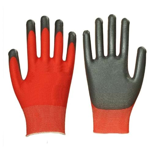 AVRASYA KIRMIZI+MAVİ NİTRİL ELDİVEN İŞÇİ ELDİVENİ