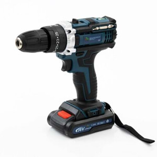 Cordless Matkap Şarjlı Çantalı Darbeli Su Terazili Setli