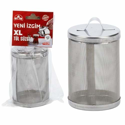 Yeni İzgim Çay Süzgeci Kafesli Metal Tül Xl Mega Boy 0255