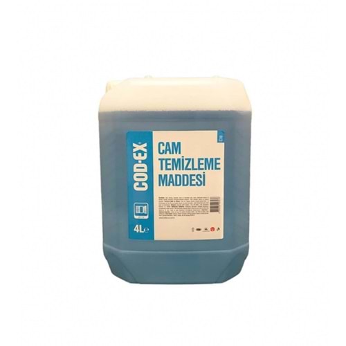 CODEX CAM TEMİZLEME MADDESİ 4 LT