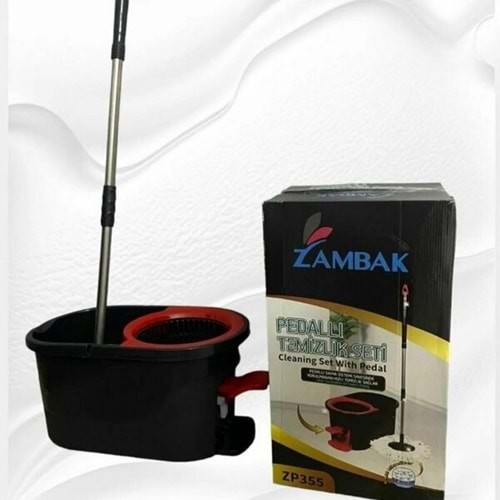 Zambak Temizlik Seti Pedallı Kutulu ZP355 3557 3554