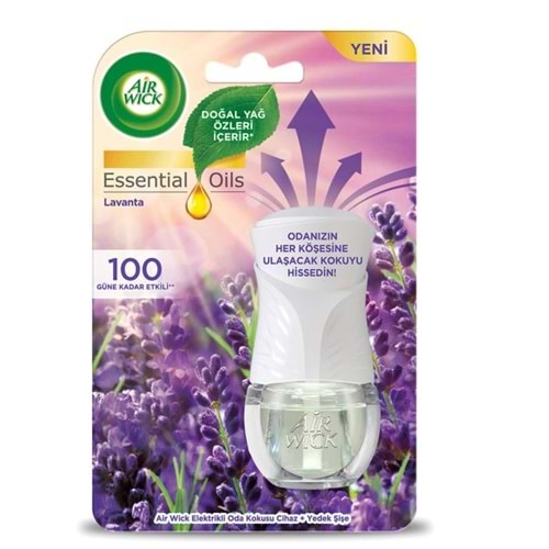 Air Wick Elektrikli Oda Kokusu Cihazı + Lavanta Yedek Şişe Oda Kokusu