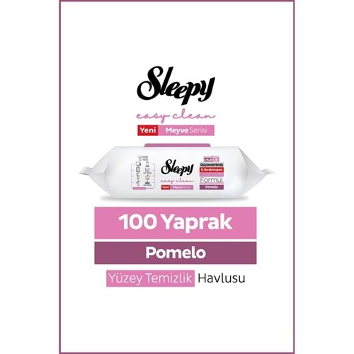 SLEEPY YÜZEY TEMİZLİK HAVLUSU POMELO 100LÜ