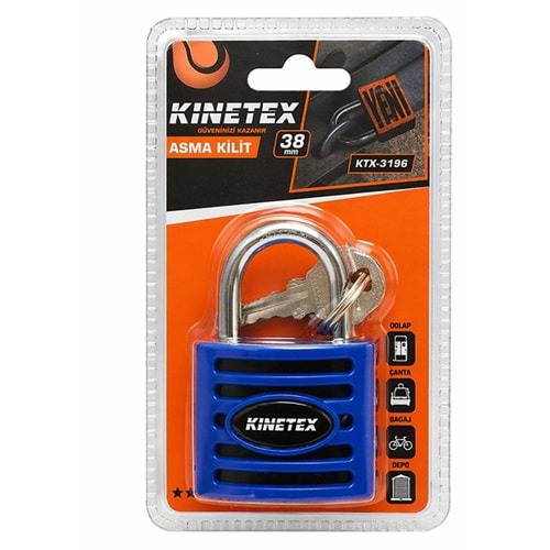 KINETEX KTX-3196 ASMA KİLİT KORUMALI 38MM