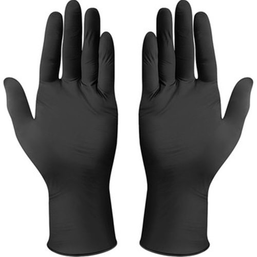 VALERİA PUDRASIZ NİTRİL ELDİVEN SİYAH XL BEDEN 100 LÜ