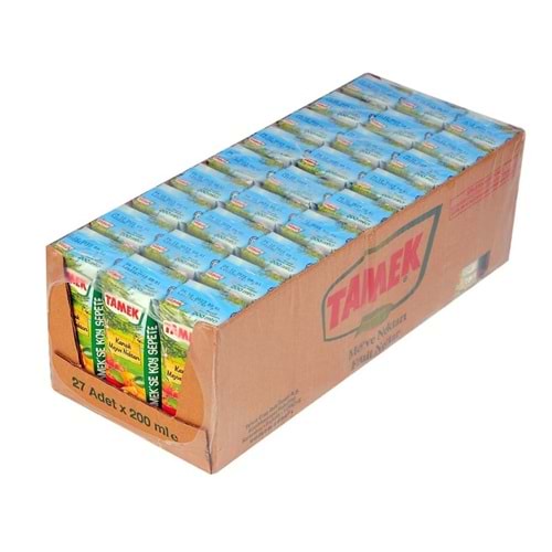 TAMEK KARIŞIK MEYVE NEKTARI 200ML 27Lİ