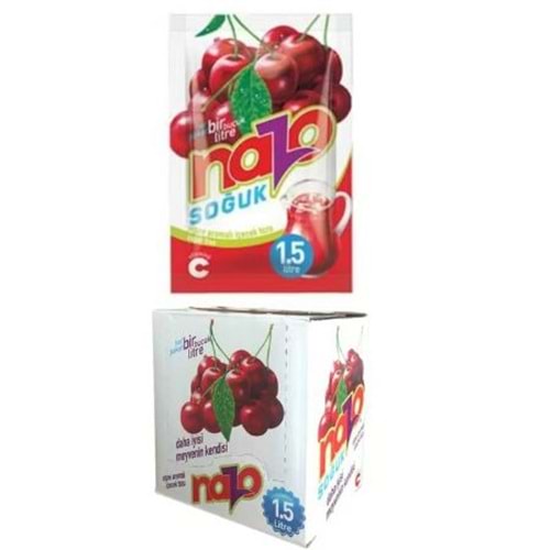 NAZO VİŞNE AROMALI TOZ İÇECEK 24 LÜ