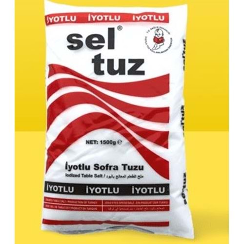 SELTUZ İYOTLU SOFRA TUZU 1,5 KG