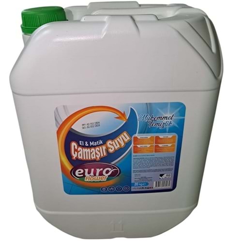 EURO FLOWER ÇAMAŞIR SUYU 30 KG
