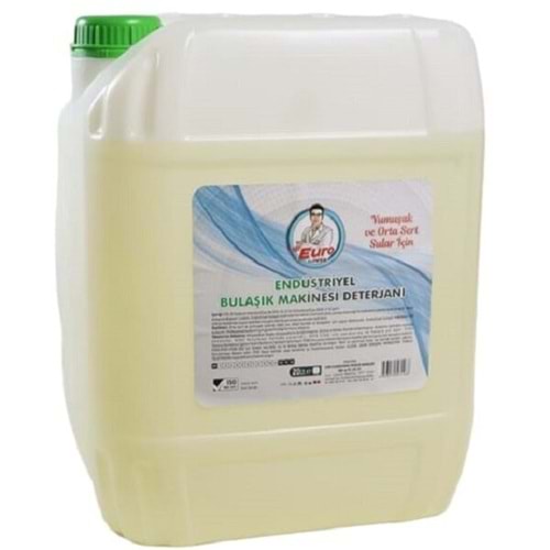 Euro Flower Endüstriyel Bulaşık Makinası Deterjanı 22 Kg. 0447