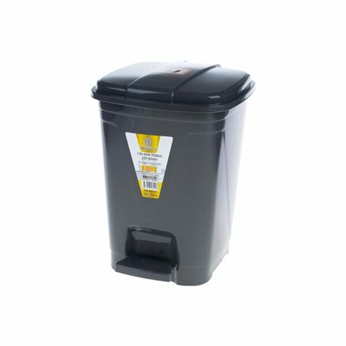 Merdem Çöp Kovası Pedallı Kare 5Lt No.1 MRD121 1218