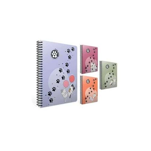 Gıpta Paw Sp.Pp Kapak Defter A4 80 Kareli 2439