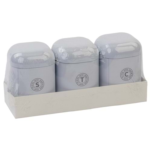 Decorev Saklama Kabı Seti Metal 3 Lü DC-6557 5571