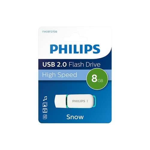 PHILIPS SNOW USB 2.0 FLASS BELLEK 8 GB